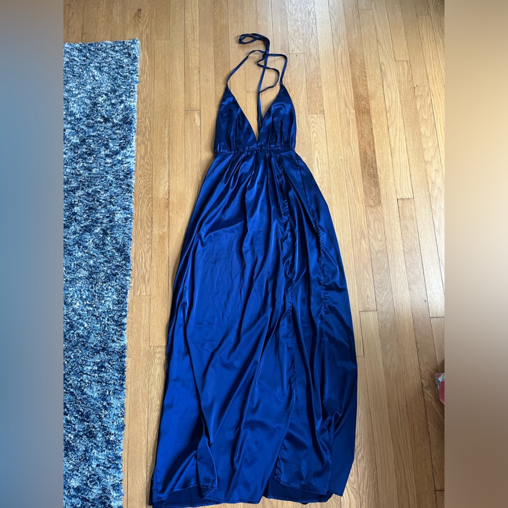 Navy Blue Maxi Dress